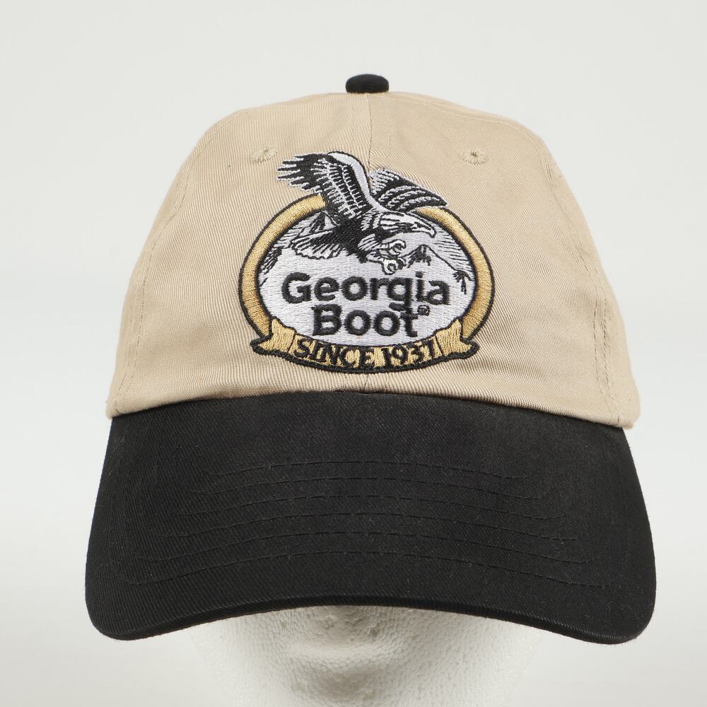 Georgia Boot Embroidered Eagle Mountain 100% Cotton Packable Snapback Hat